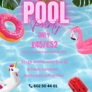 All inclusive pool party